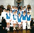 A cappela child choir