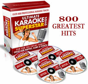 KARAOKE SONGS DVD. 